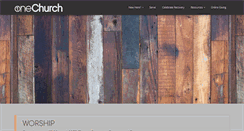 Desktop Screenshot of onechurchconway.com